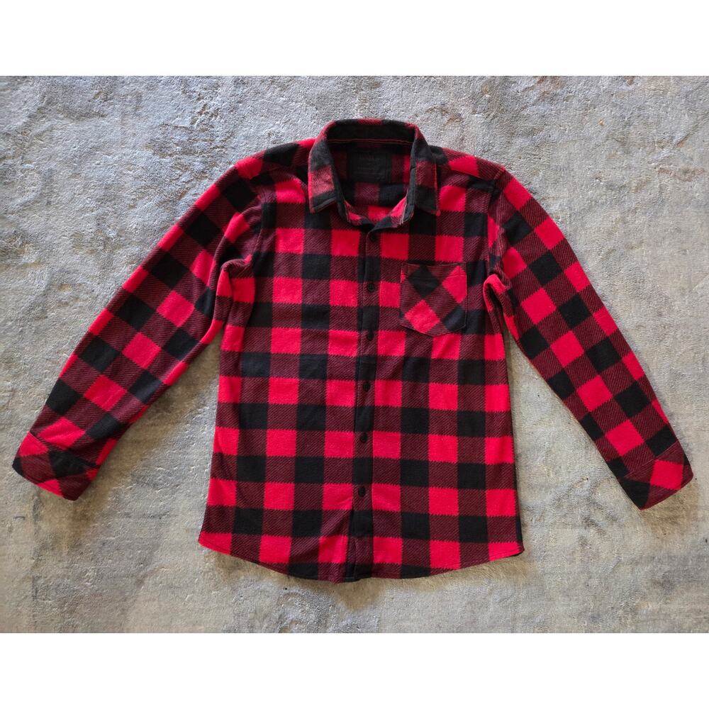Kids Big Boys Nomad Flannel Shirt Plaid‎ Long Sleeve 10-12-M PRE-OWNED